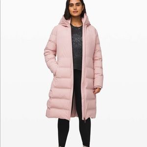 Lululemon Sleet Street Long Jacket Down Size 10